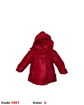 Jacket Waterproof Print Hearts amaranth